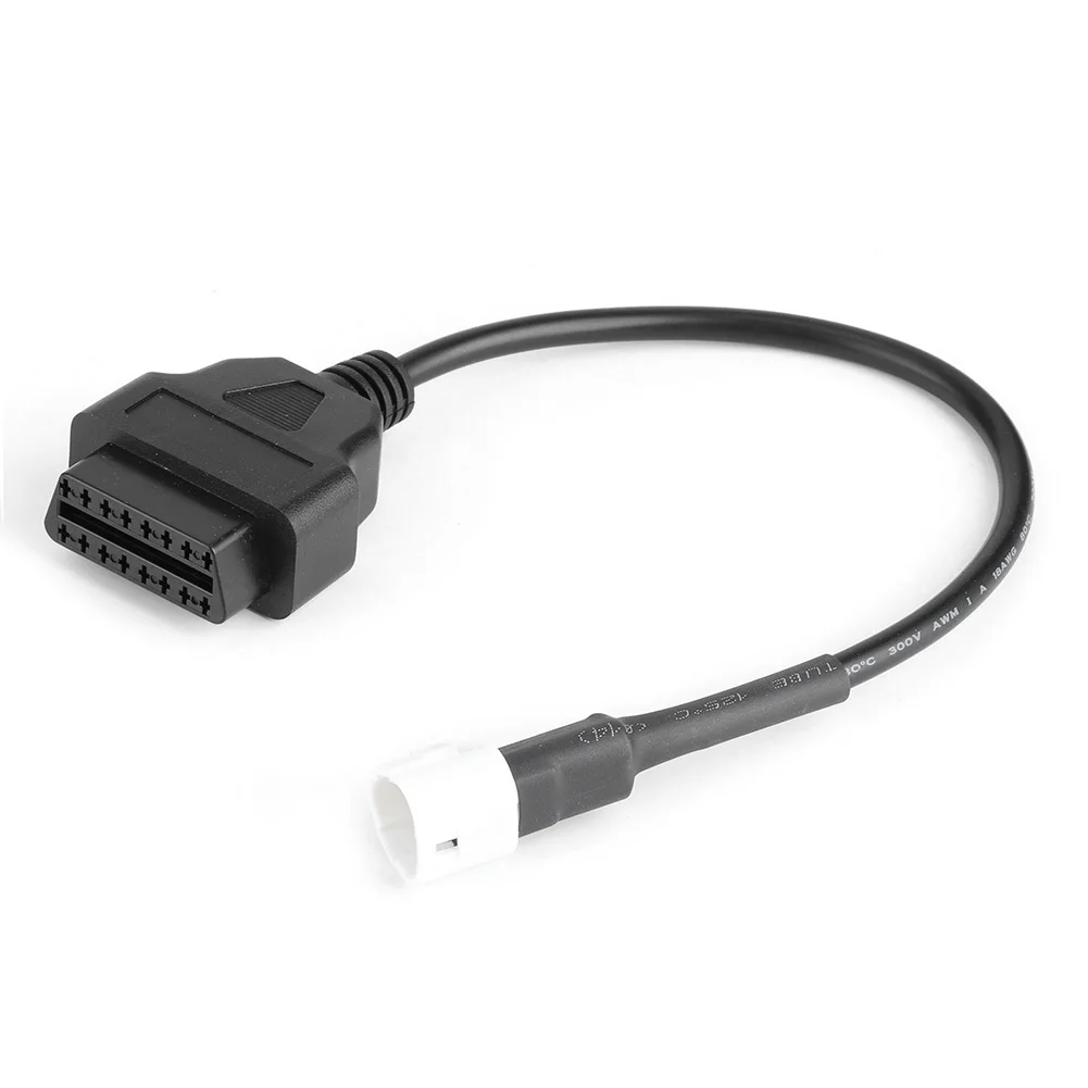 3 Pin к OBD2 неисправностей сканер штрих кода мотоцикл диагностический кабель