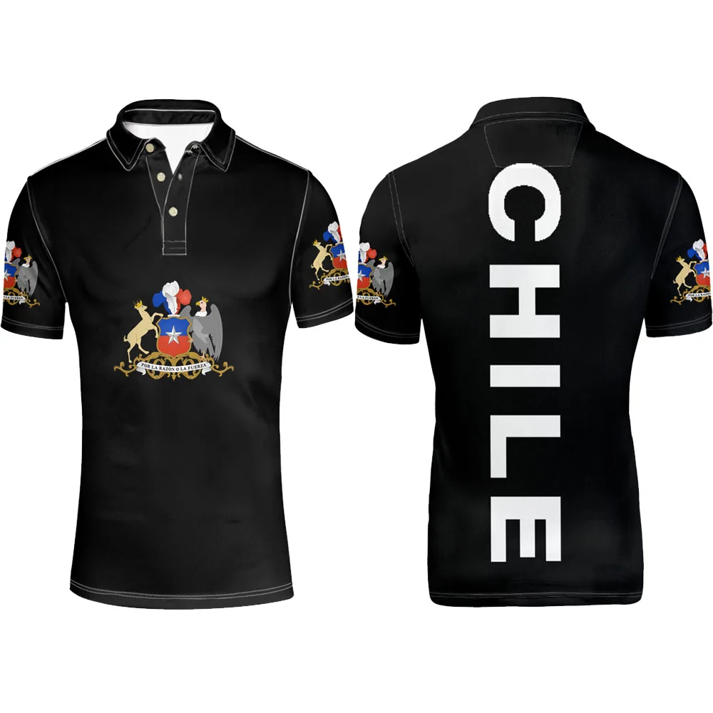 Чили Молодежная самодельная рубашка-поло chl с именным номером на заказ
