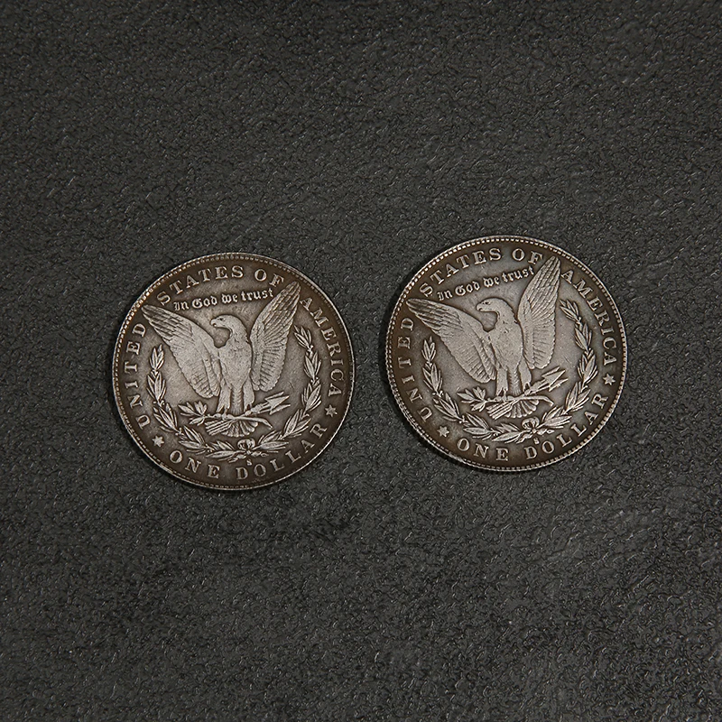 1 шт. 1888 Сталь моргановский доллар фокусы (3 8 см диаметр) памятная монета реквизит