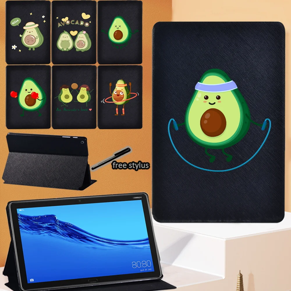 

Чехол для планшета Huawei MediaPad M5 10,8 дюйма/M5 Lite 10,1 дюйма, кожаный чехол с откидной крышкой и подставкой