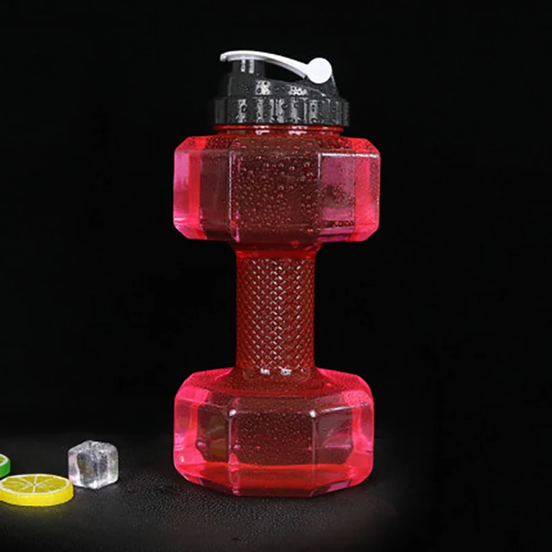 500 мл бутылка для воды гантелей оборудование фитнеса портативная герметичная