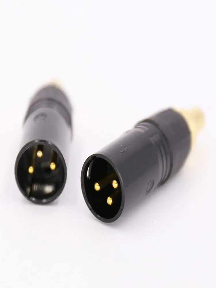 XLR Male to rca fema 2x XLR для RCA гнездо адаптер Золотой сбалансированный кабель штекер мужской - Цвет: XLR Male to rca fema