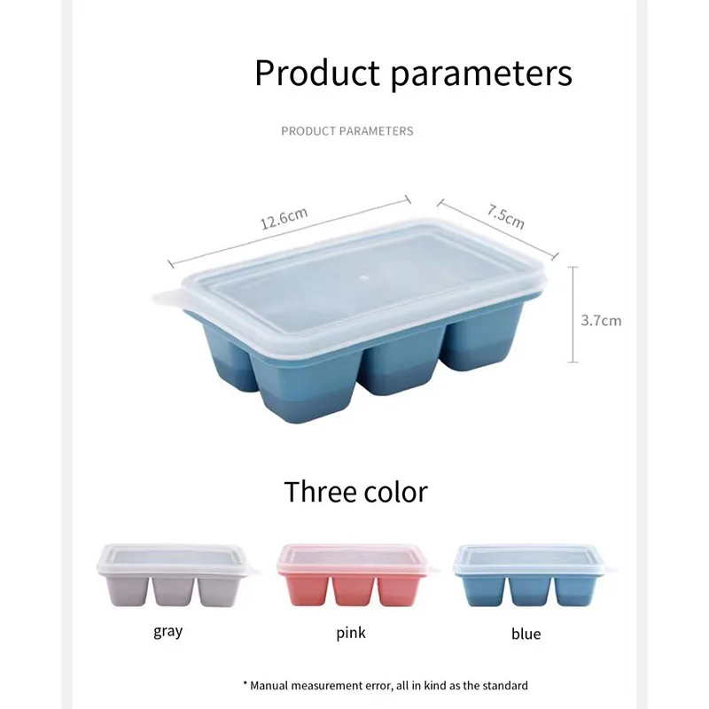 Силиконовые инструменты для приготовления льда квадратной формы форма фруктов 6