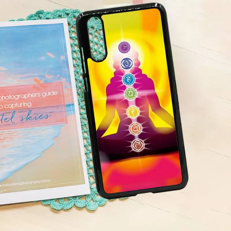 

The mandala chakra yoga pattern high quality Phone Case shell PC for iPhone 11 12 pro XS MAX 8 7 6 6S Plus X 5S SE 2020 XR