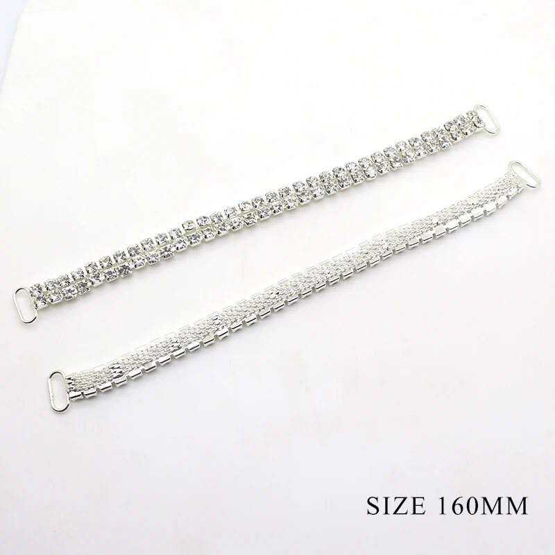ZMASEY 4 шт./лот 165 мм Соединительная цепочка со стразами Хрустальная одежда для