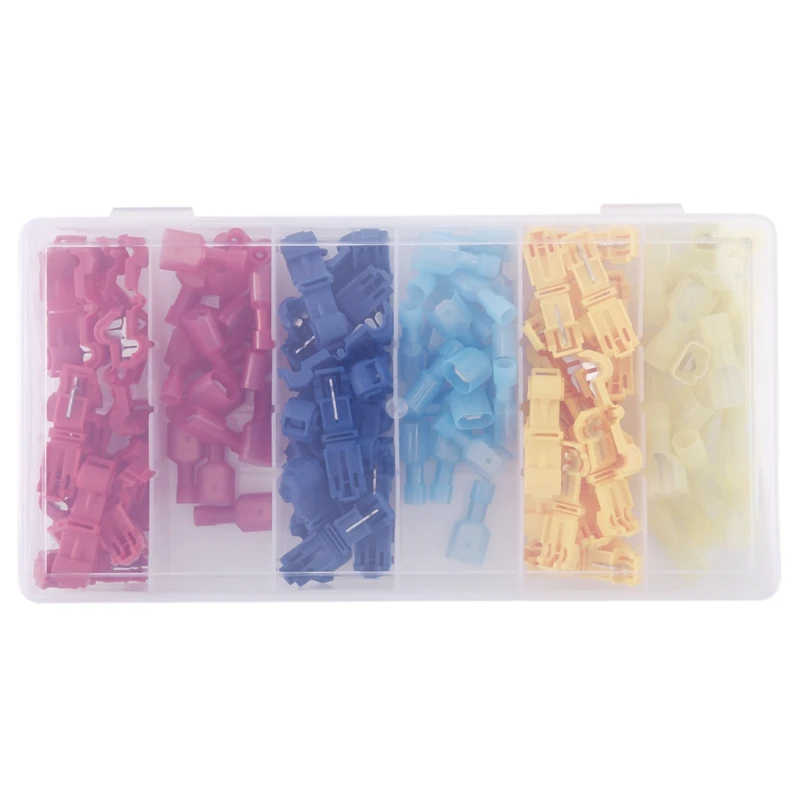 120 шт./60 пар Т-образная клемма для быстрого сращивания проводов | Автомобили и