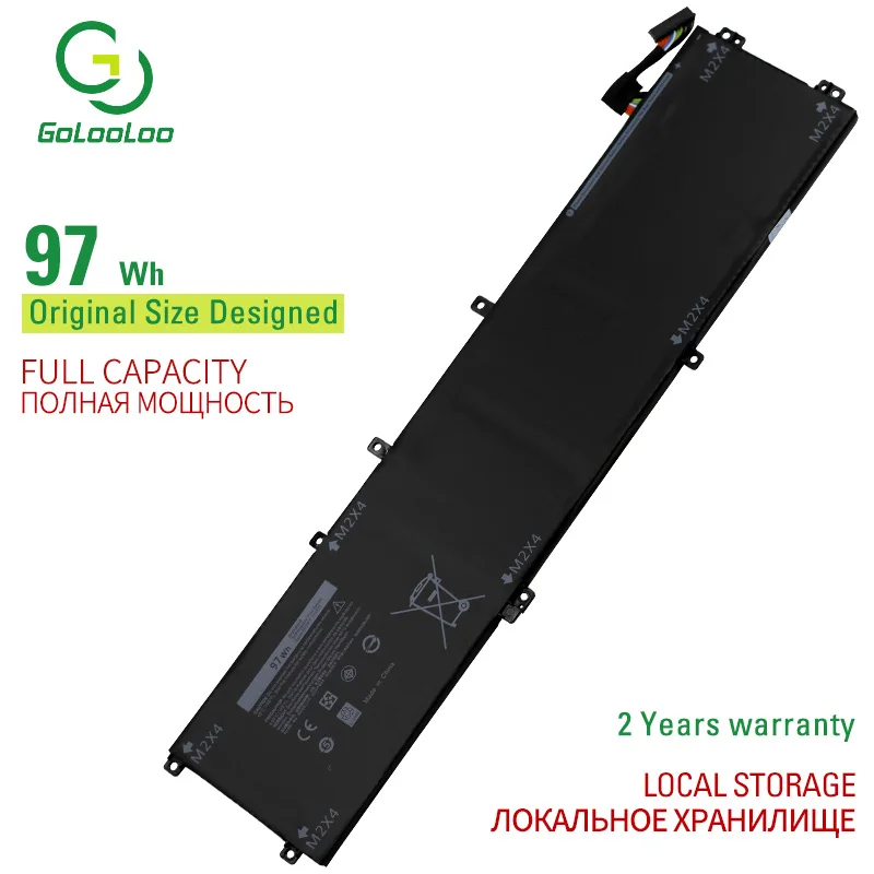 Аккумулятор Golooloo для ноутбука DELL Precision 05041C 11 4 5520 XPS 15 5530 9570 P56F-001 P83F001 9560 в 97 Вт/ч |