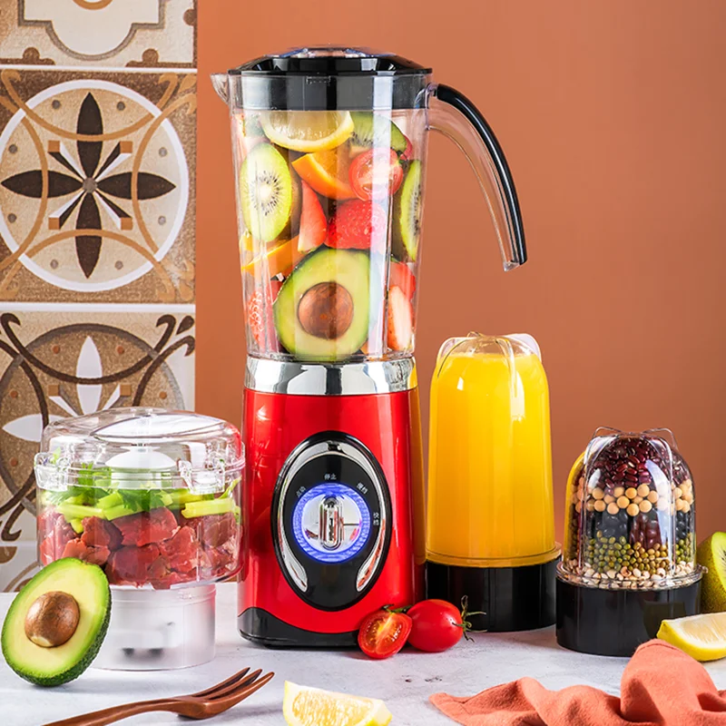 220V электрическая соковыжималка Автоматическая многофункциональная бытовая