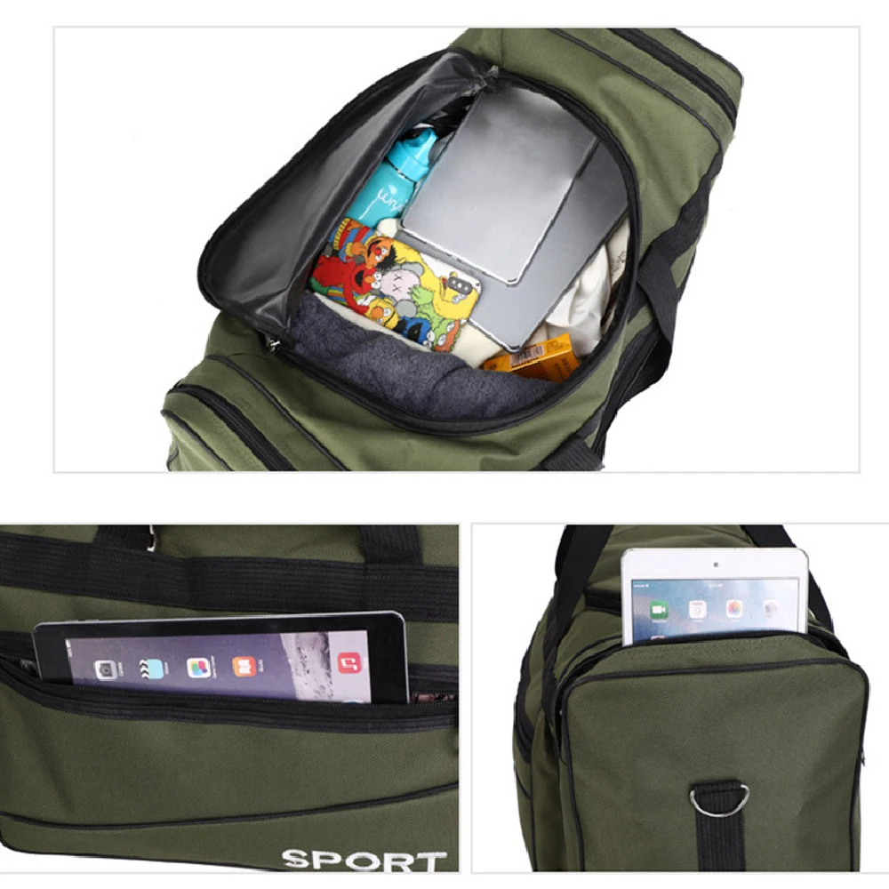 56 75L спортивная сумка для фитнеса на открытом воздухе Большая вместительная