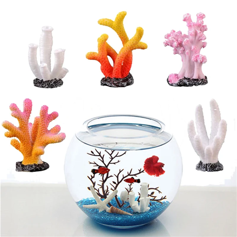 

Polyresin Coral Starfish Aquarium Decor For Fish Tank Miniature Garden Micro Moss Landscape DIY Ornament Aquarium Accessories