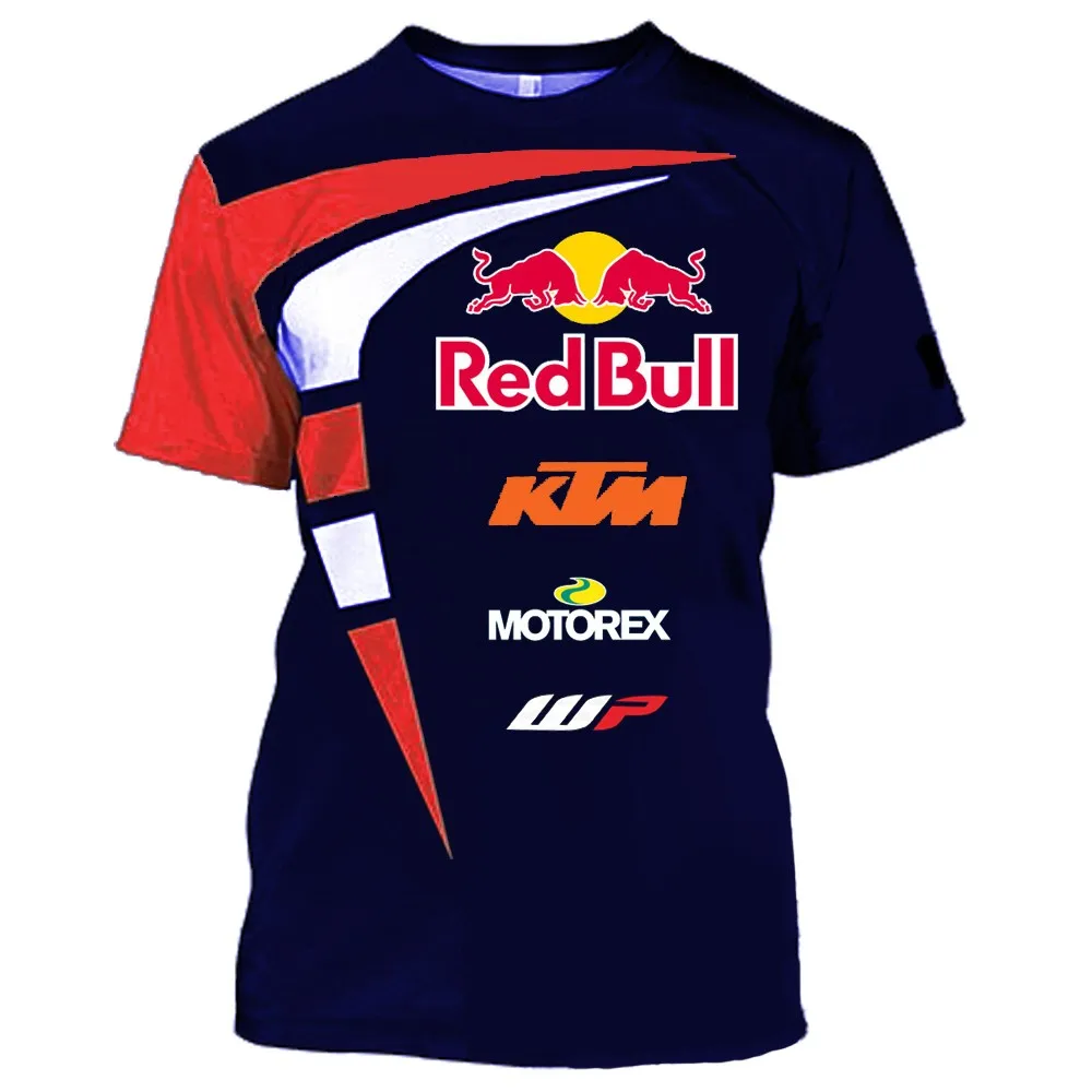 

2021 Summer New Men's 3DT Shirt Brand New Factory Racing Cool Short Top T-Shirt Short Sleeve Motorex Outdoor T-Shirt