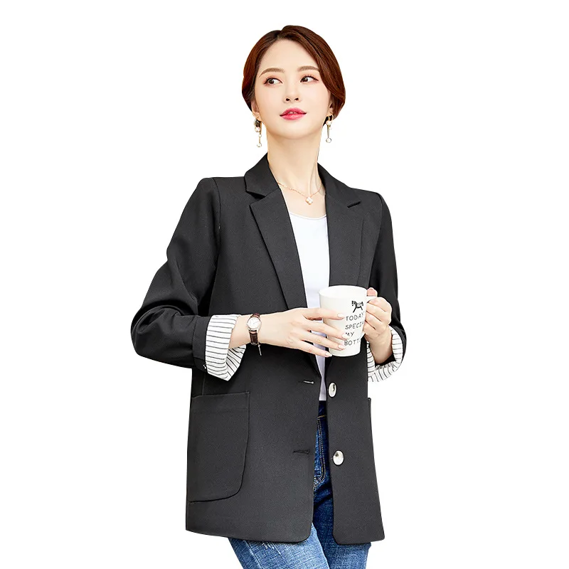 Женская одежда повседневный маленький костюм куртка осенне-зимняя Корейская с