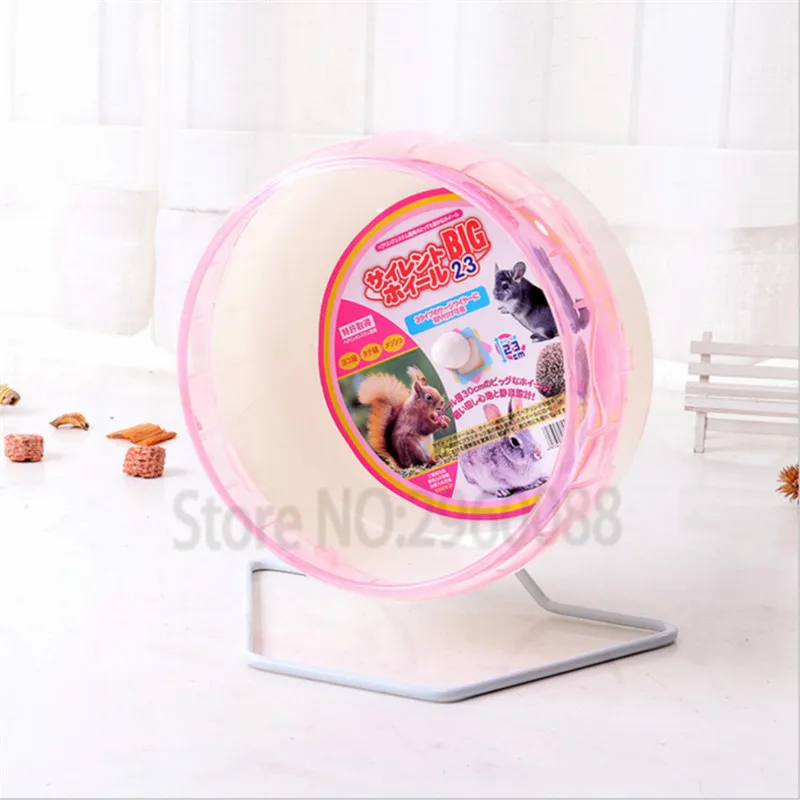

Hot Sell Pet Toy Guinea Pig Silent Runner 22cm Chinchillas Supplies Accessories Large Hedgehog Running Wheel Hamster Accessories