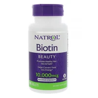 natrol biotin 10000 mcg beauty promotes healthy hair skin nails 100 pcs