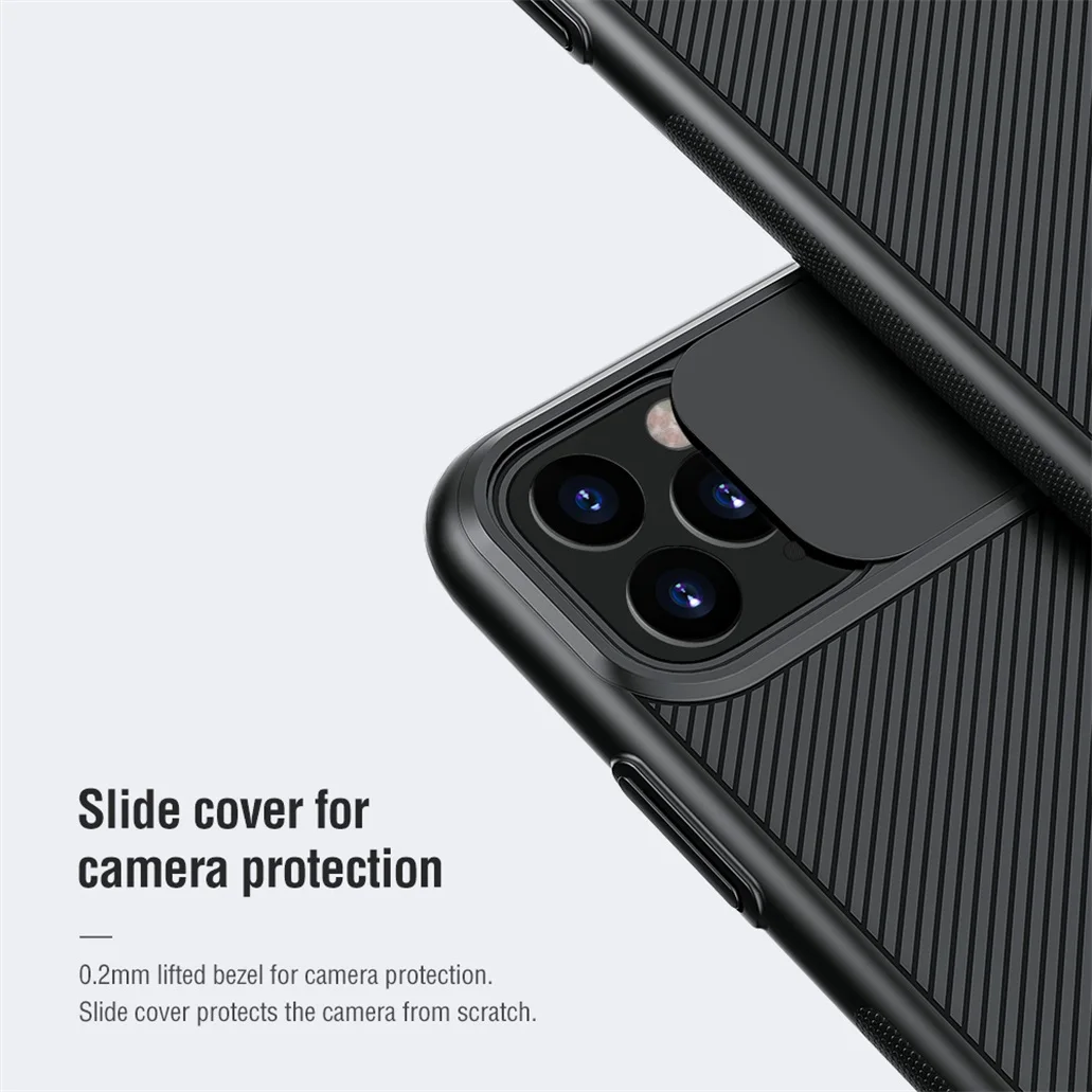 Для iPhone 11 11 Pro Max чехол NILLKIN CamShield чехол слайд-камера крышка защита конфиденциальности Классическая задняя крышка для iPhone11 Pro