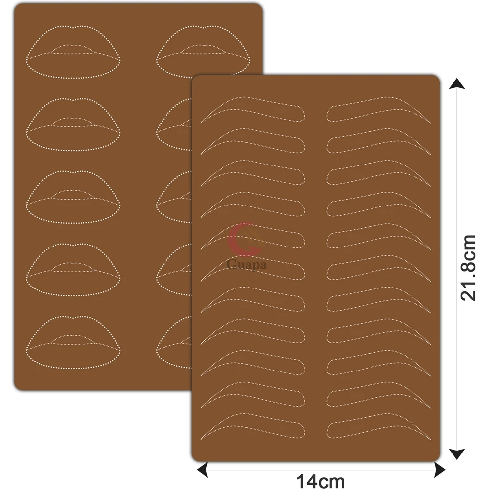 Силиконовая тренировочная кожа темно-коричневого цвета латексный лист для