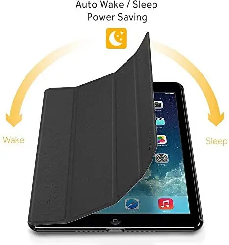 EasyAcc®Смарт чехол из ПУ кожи для iPad Air 1 умный с подставкой автоматический сон