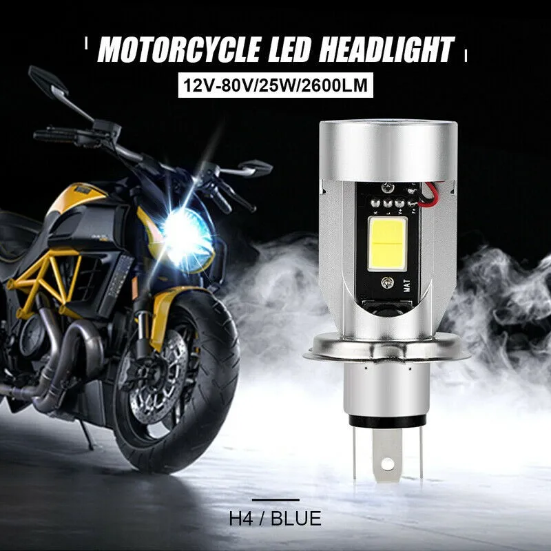 

DC 12V-80V Bulb H4 Headlight HB2 High/Low Beam Super Bright 6000K 9003