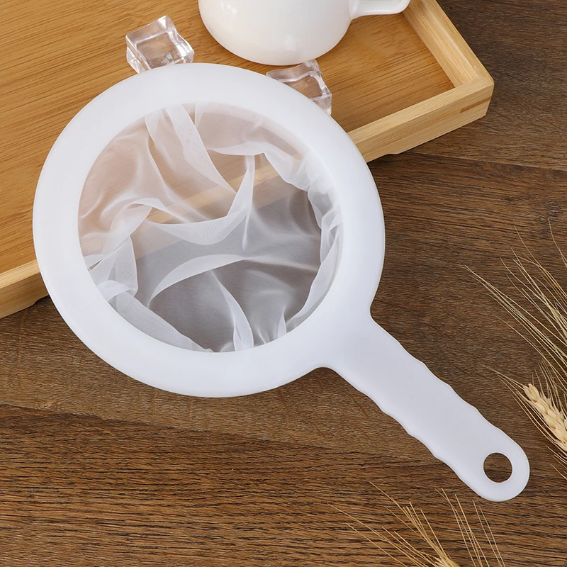 Reusable Nylon Ultra Fine Filter Strainer Spoon Sieve Soy Milk Juice Coffee Food Filter Kitchen Colander 80/100/200/300/400 Mesh
