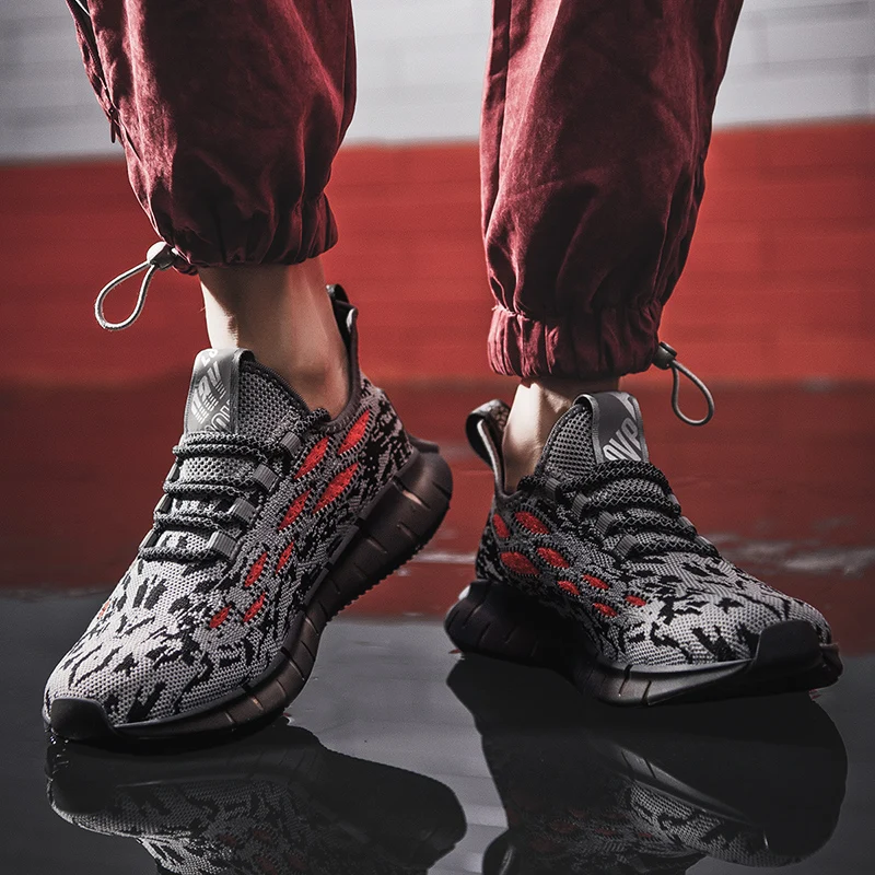 Men's shoes summer breathable mesh 2020 new men's wild large size trendy student sports | Обувь