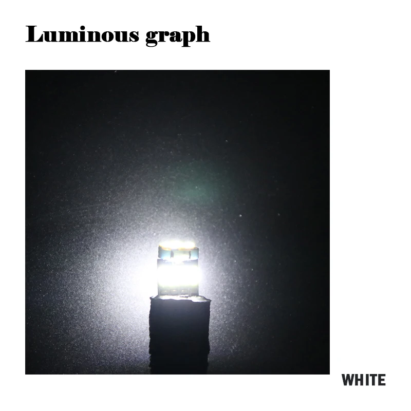 

10Pcs Car LEDs Light T10 168 194 W5W 15 LED 4014 Clearance Lamp Interior lamps Side Lights License Plate Light car led light