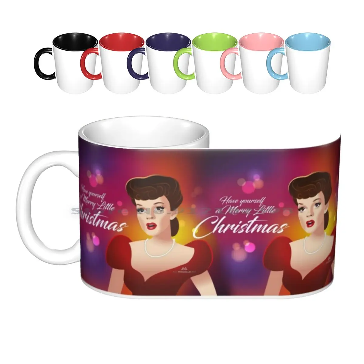 

Merry Little Christmas Ceramic Mugs Coffee Cups Milk Tea Mug Alejandro Mogollo Art Alemogolloart Alejandromogolloart Merry