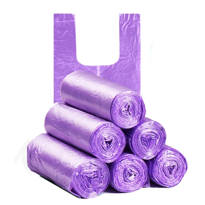 

5 Rolls(100pcs) 65*45cm Household Plastic Garbage Bags for Covering Rubbish Bin Home Waste Trash Storage Container