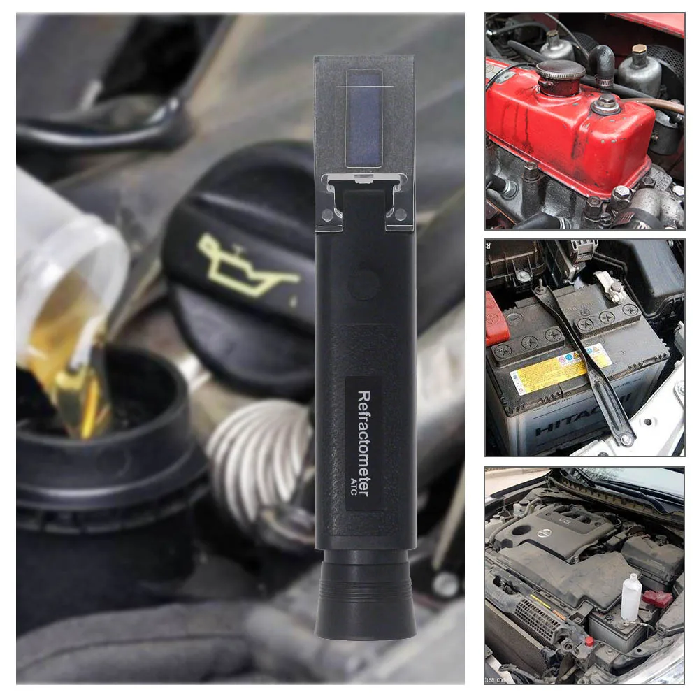 Ручной рефрактометр 4 в 1 для автомобиля антифриз гликолевый аккумулятор кислота