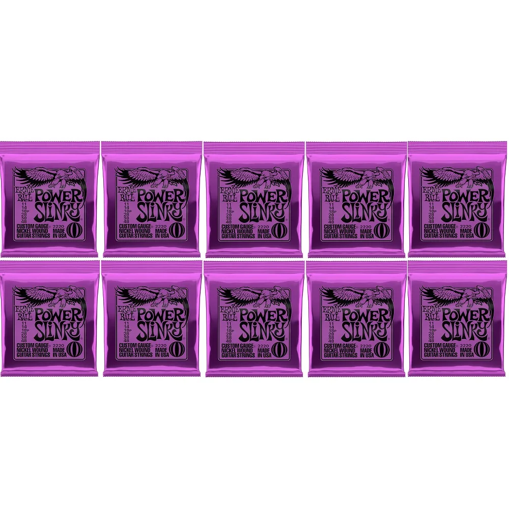 10 set eniball elektrische gitarre saiten 2221 spielen echten heavy metal rock nickel wound 6 saiten für elektrische gitarre zubehör free gl