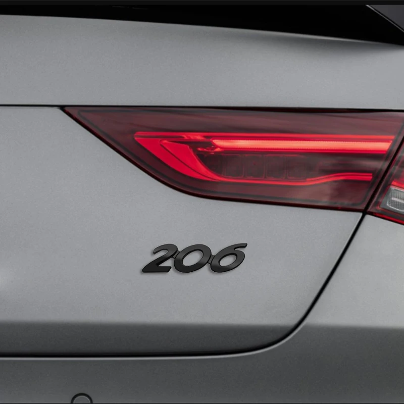 3D Глянцевая черная хромированная серебряная металлическая эмблема с логотипом