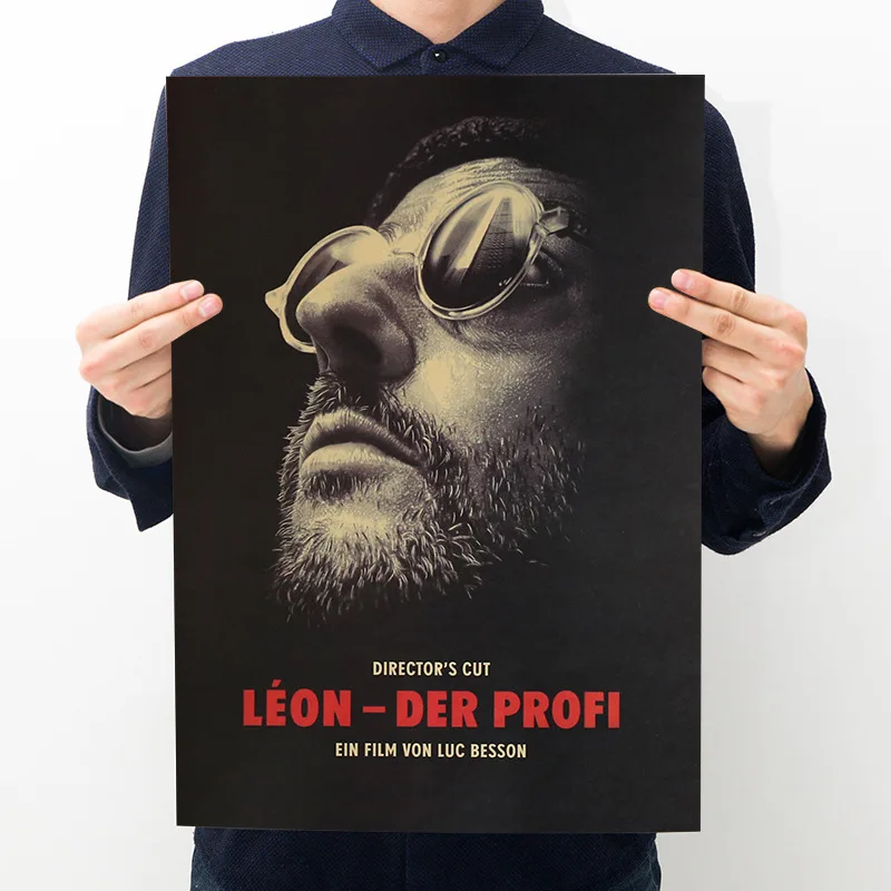 Настенные наклейки LEON профессиональный винтажный Ретро постер к фильму