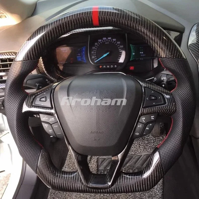 

Customized Carbon Fiber LED Race Digital Display Steering Wheel For Ford Mondeo 2015 2016 2017 2018
