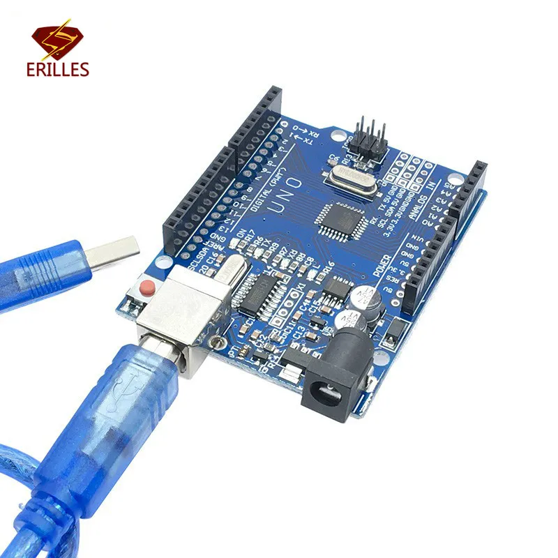 UNO R3 (CH340G) MEGA328P для Arduino макетная плата ATmega328P CH340 CH340G с прямым штырьком|Беспроводные