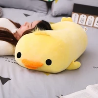 stuffed down cotton lying duck cute yellow kawaii chick plush toys for children soft plushie pillow cushion nice christmas gift