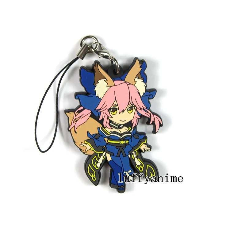 

Fate/EXTELLA rubber pendant anime Nero Cu Chulainn Kiyohime Gilgamesh Tamamo no Mae strap phone charm Accessories Keychain