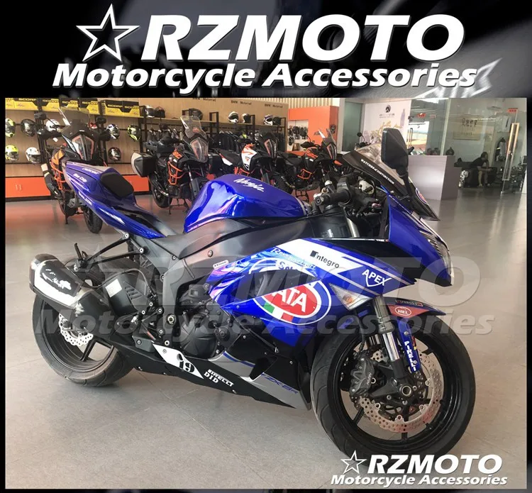 Новый ABS мотоцикл весь обтекатель комплект подходит для Kawasaki Ninja ZX 6R 636 09 10 11 12 ZX6R 2009