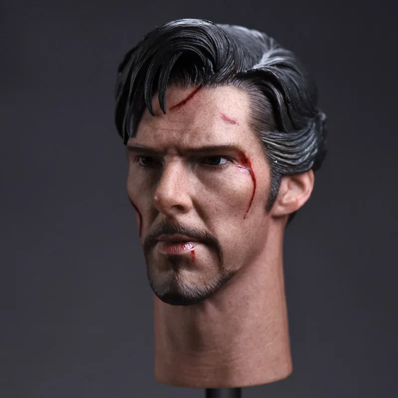 

1/6 Scale Benedict Cumberbatch Head Sculpt JX-011 Normal/War Damaged Head Carved 12' Head Model Toy Fans Gifts for Fans