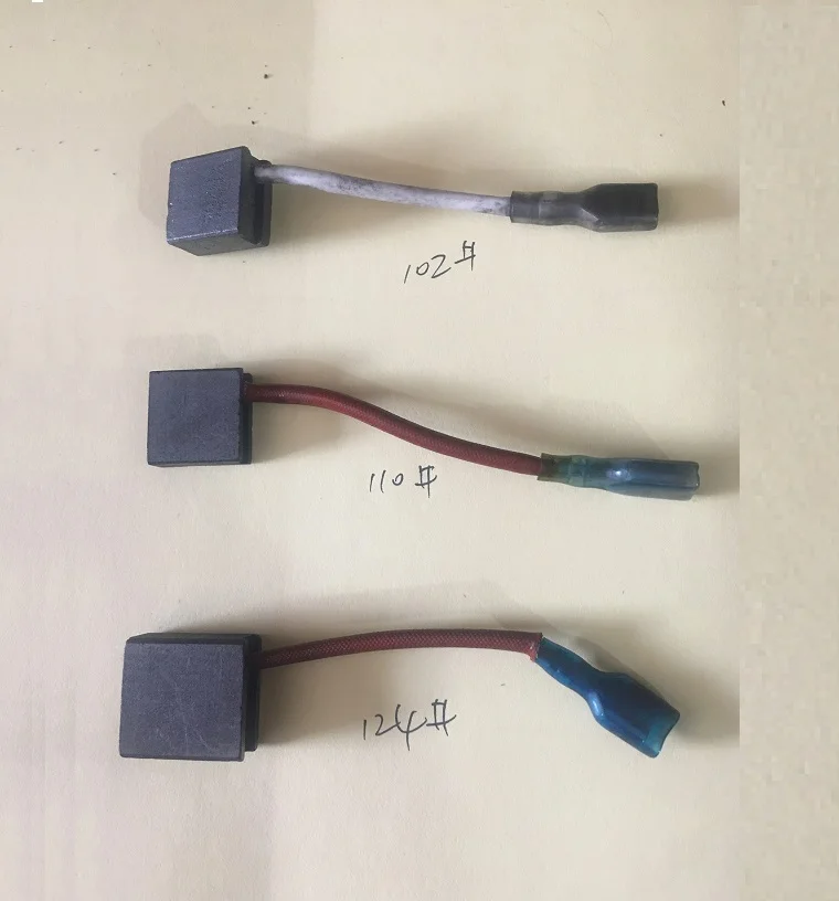 Esteira do Motor de Substituição do Motor Frete Grátis Escova Elétrica Zyt110 Zyt124 Elétrico Escovas Carbono Zyt102