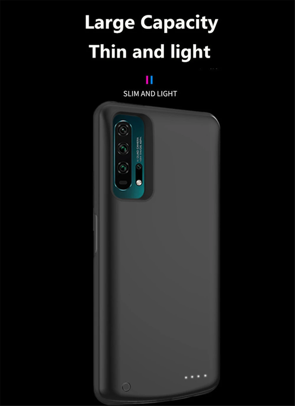 6500 мАч Расширенный чехол для телефона с аккумулятором для huawei Honor 20 чехол для зарядки аккумулятора для huawei Nova 5T Портативный внешний аккумулятор
