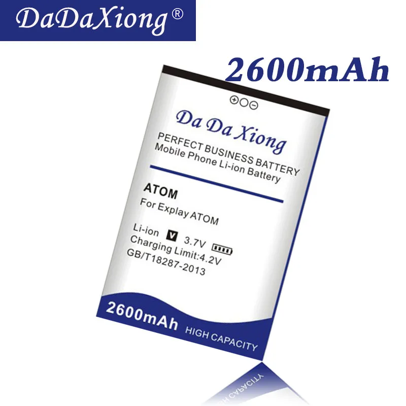Аккумулятор DaDaXiong 2600 мАч для сотового телефона Explay ATOM | Мобильные телефоны и