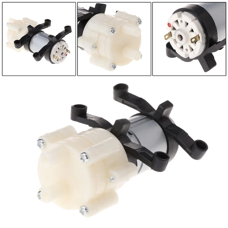DC6-12V R385 аквариум круглый водный воздушный DC мембранный насос аксессуары L69B | Дом и