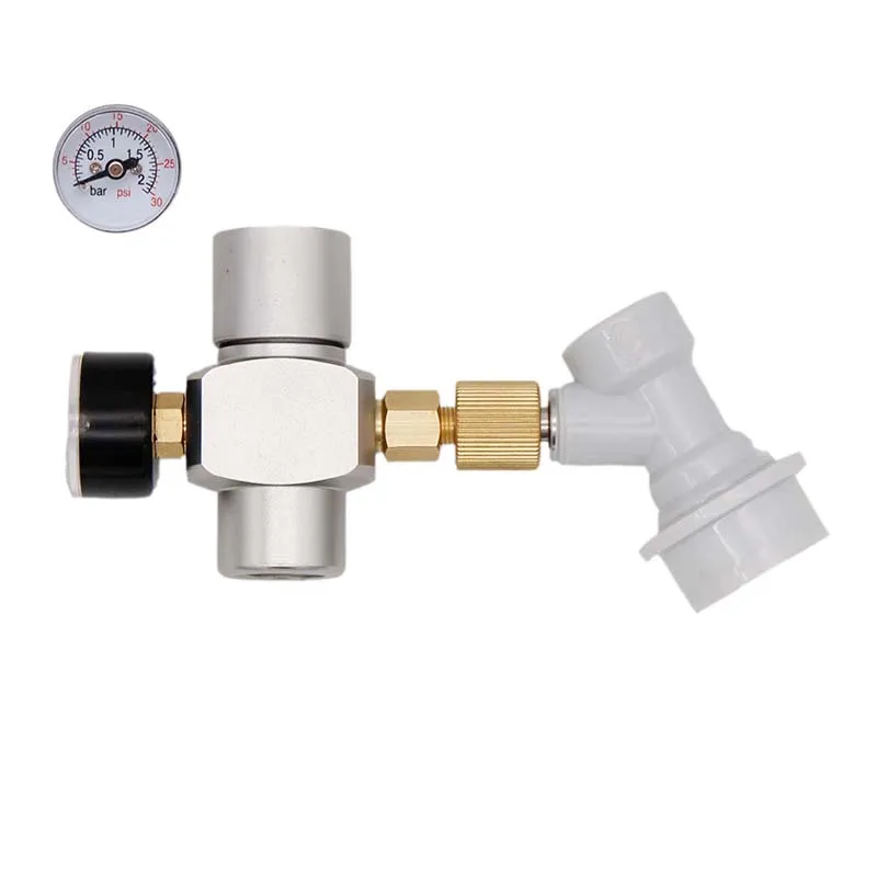 Компактное бытовое зарядное устройство CO2 с шаровым замком и отключением Газа 30