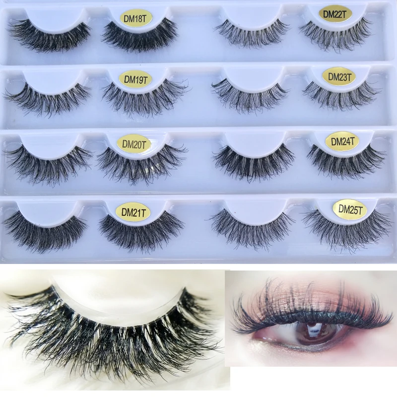 

Новинка, 1 пара, 3D норковые ресницы ручной работы, накладные ресницы, мягкие ресницы, прозрачные, высококачественные, красивые