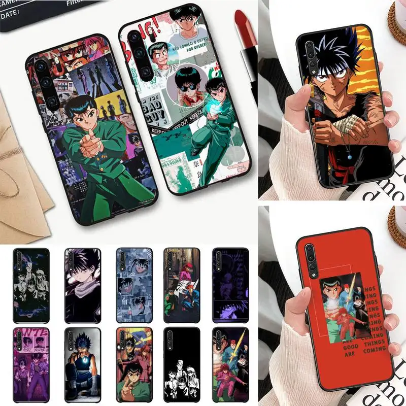 

YNDFCNB Yu Yu Yuyu Hakusho anime Phone Case For Huawei P30 plus P8 lite P9 lite Back Coque for Psmart P20 pro P10 lite