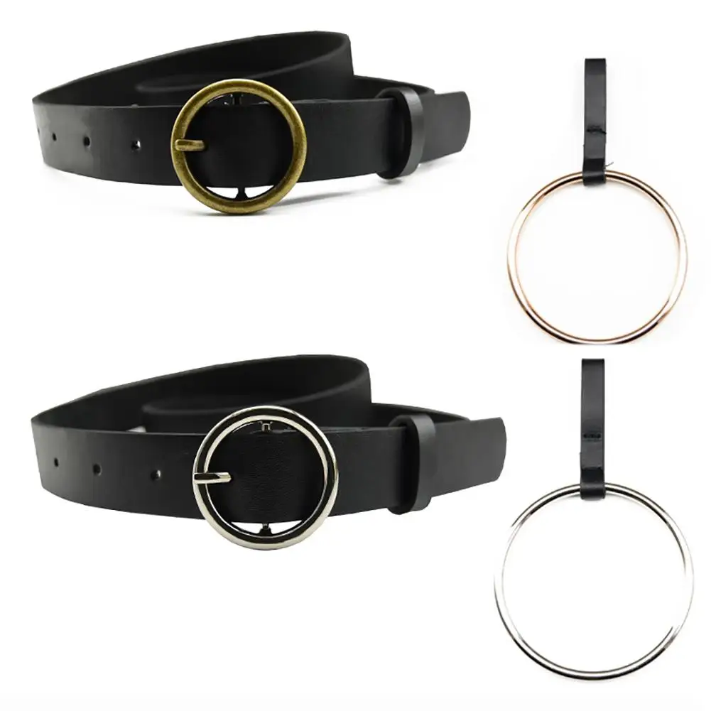 В европейском и американском стиле женские ремни 105 см черный с