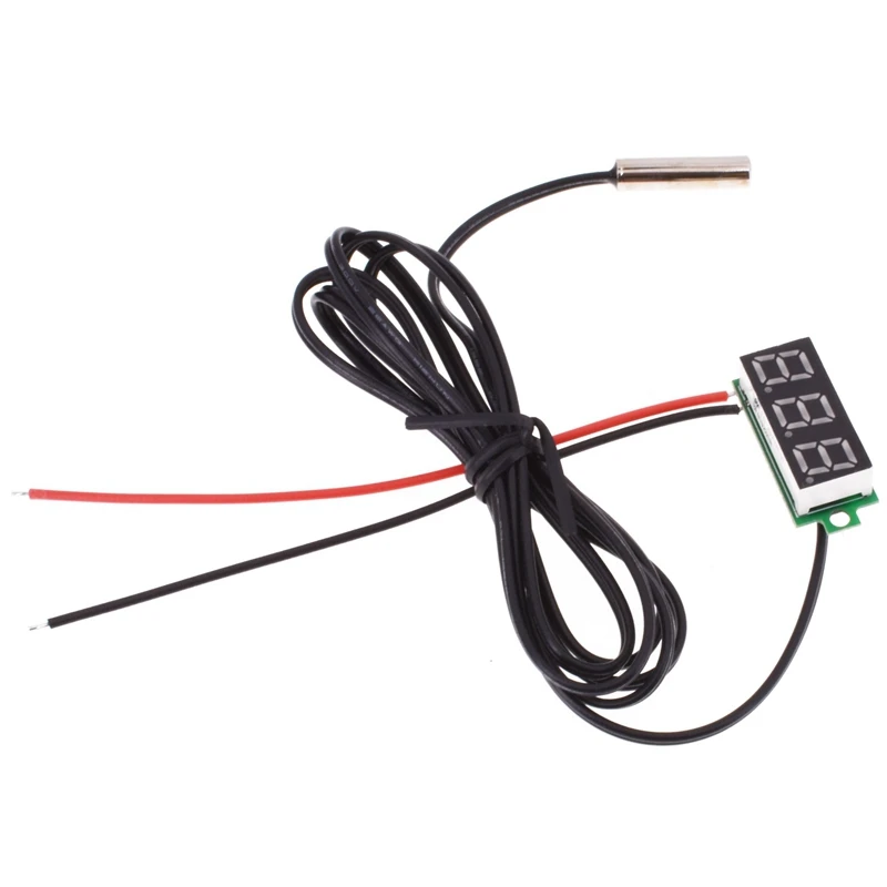 Красный термометр с цифровым дисплеем измеритель температуры модуль детектора