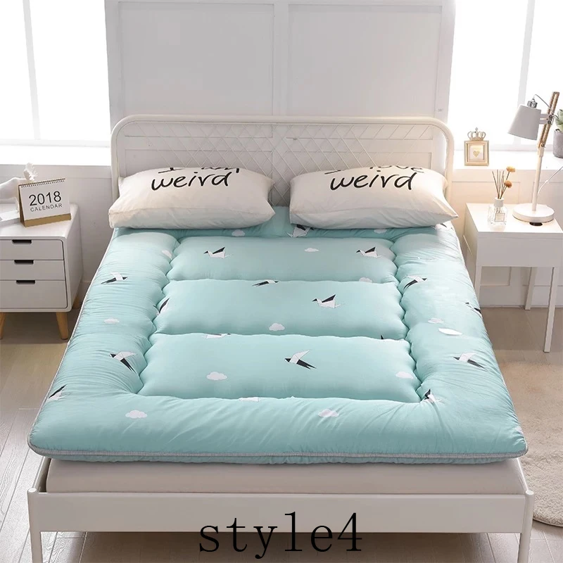 thick 10cm Cotton Mattress Foldable Floor Tatami Adult bedroom Comfortable soft warm breathable twin queen king size | Мебель