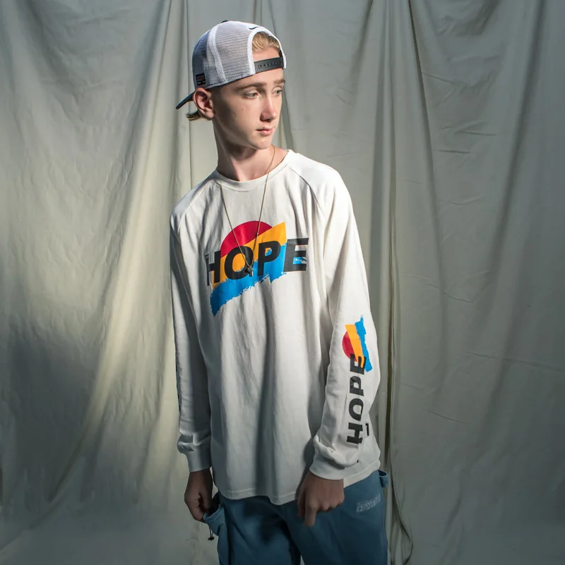 Ретро хип хоп мужские футболки с длинным рукавом полосатые принты уличная одежда