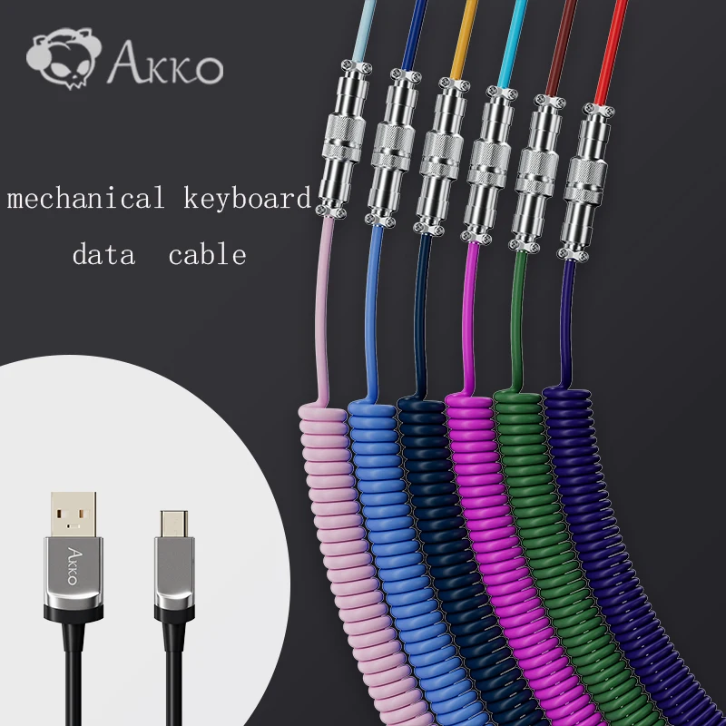 Кабель для передачи данных Akko с механической клавиатурой Тип C USB-удлинитель