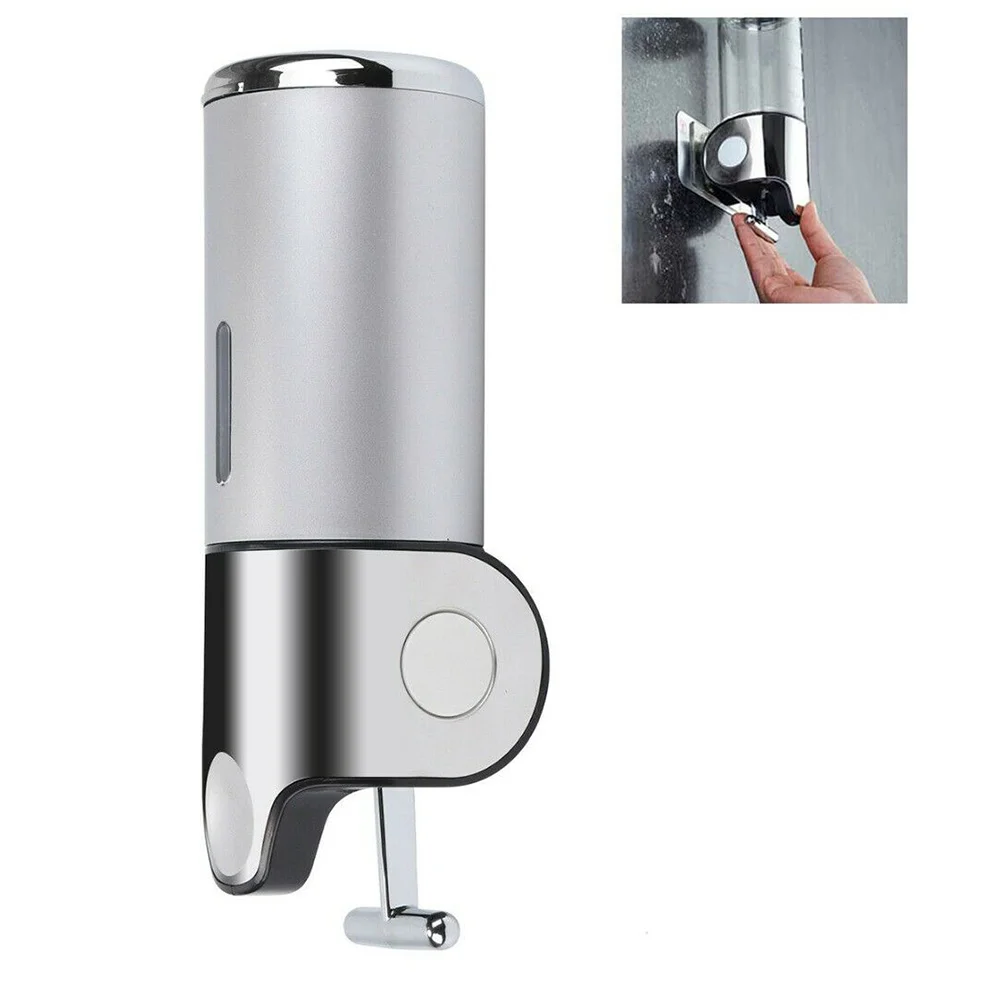 

500ml Bathroom Liquid Soap Dispenser Wall Mounted Shower Gel Hand Soap Shampoo Dispenser for Kitchen Bathroom